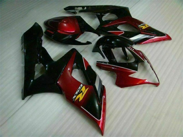 05-06 Red Black GSXR 1000 Motorcycle Fairing 05-06 Red Black GSXR 1000 Motorcycle Fairing