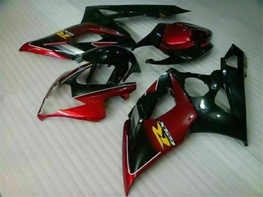 05-06 Red Black GSXR 1000 Motorcycle Fairing