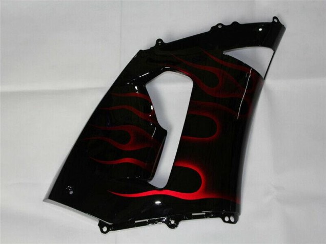 05-06 Red Black ZX6R Motorcycle Fairings 05-06 Red Black ZX6R Motorcycle Fairings