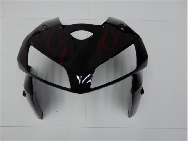 05-06 Red Flame Black CBR600RR Motorcycle Fairings 05-06 Red Flame Black CBR600RR Motorcycle Fairings