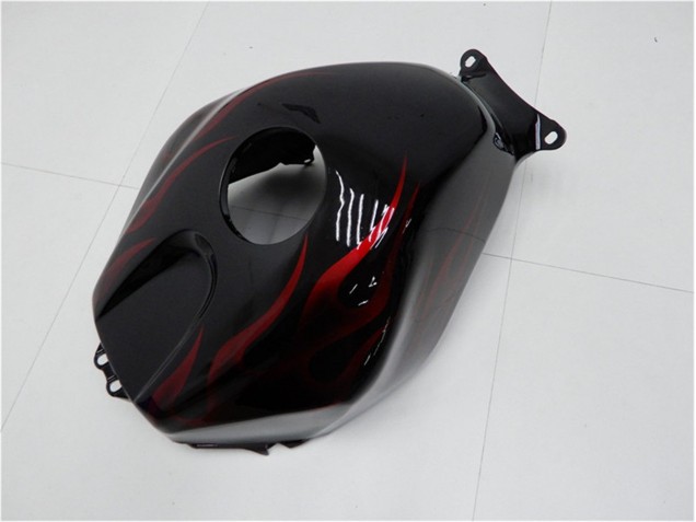 05-06 Red Flame Black CBR600RR Motorcycle Fairings 05-06 Red Flame Black CBR600RR Motorcycle Fairings