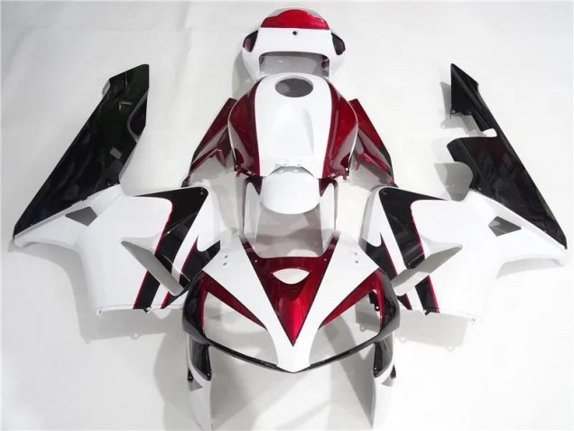 05-06 Red White Black CBR600RR Motorcycle Fairing 05-06 Red White Black CBR600RR Motorcycle Fairing