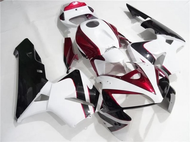 05-06 Red White Black CBR600RR Motorcycle Fairing 05-06 Red White Black CBR600RR Motorcycle Fairing