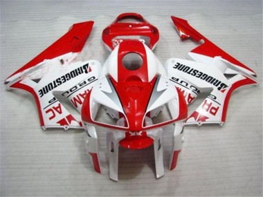 05-06 Red White CBR600RR Motorcycle Fairing Kits