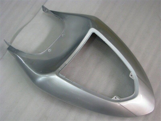 05-06 Silver Red Flames ZX6R Motorcycle Fairings 05-06 Silver Red Flames ZX6R Motorcycle Fairings