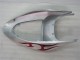 05-06 Silver Red Flames ZX6R Motorcycle Fairings 05-06 Silver Red Flames ZX6R Motorcycle Fairings