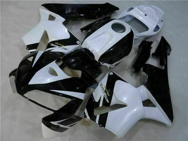 05-06 White Black CBR600RR Motorcycle Bodywork