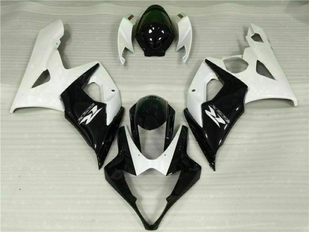 05-06 White Black GSXR 1000 Motorcycle Fairing