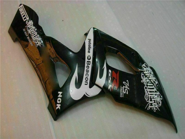 05-06 White Black GSXR 1000 Motorcycle Fairings 05-06 White Black GSXR 1000 Motorcycle Fairings