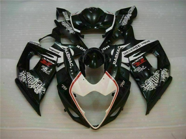 05-06 White Black GSXR 1000 Motorcycle Fairings 05-06 White Black GSXR 1000 Motorcycle Fairings
