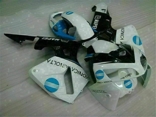 05-06 White Blue CBR600RR Motorcycle Fairing 05-06 White Blue CBR600RR Motorcycle Fairing
