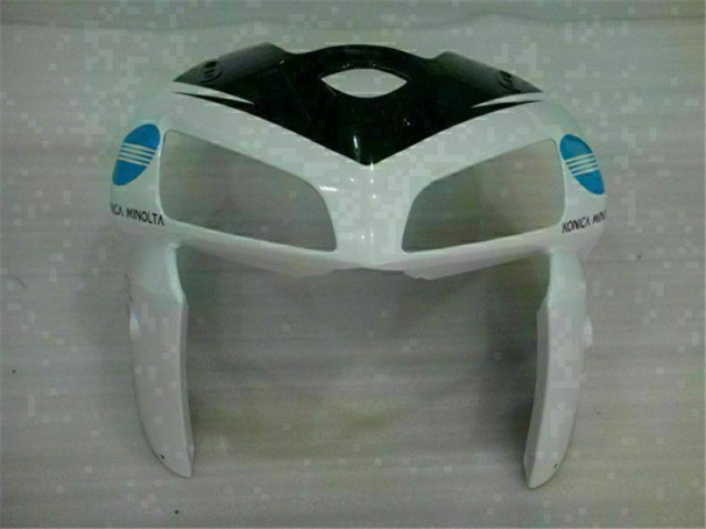 05-06 White Blue CBR600RR Motorcycle Fairing 05-06 White Blue CBR600RR Motorcycle Fairing