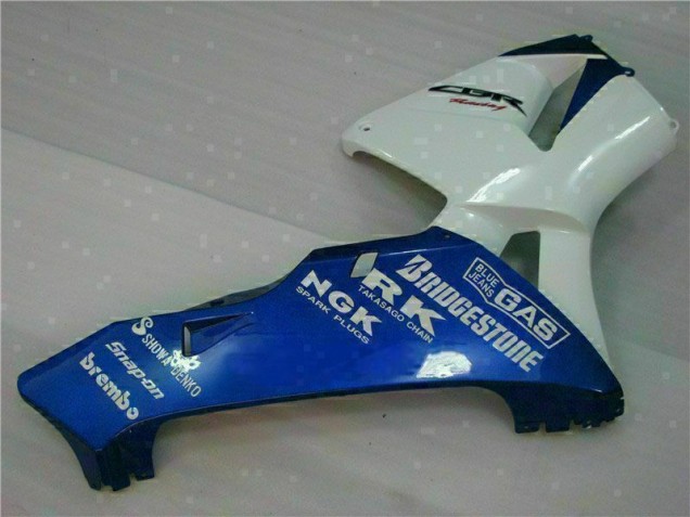 05-06 White Blue CBR600RR Motorcycle Fairings 05-06 White Blue CBR600RR Motorcycle Fairings
