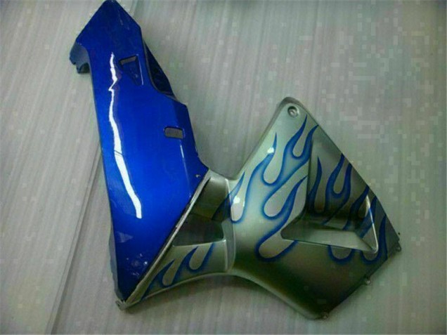 05-06 White Blue Flame CBR600RR Motorcycle Fairings