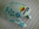 05-06 White Blue Nastro Azzurro 46 CBR600RR Motorcycle Fairing 05-06 White Blue Nastro Azzurro 46 CBR600RR Motorcycle Fairing