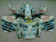 05-06 White Blue Nastro Azzurro 46 CBR600RR Motorcycle Fairing 05-06 White Blue Nastro Azzurro 46 CBR600RR Motorcycle Fairing