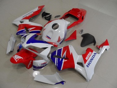 05-06 White Blue Red Motul HRC CBR600RR Motorcycle Fairings