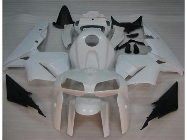 05-06 White CBR600RR Full Motorcycle Fairing Kits 05-06 White CBR600RR Full Motorcycle Fairing Kits