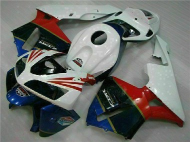 05-06 White CBR600RR Motorcycle Fairing Kits
