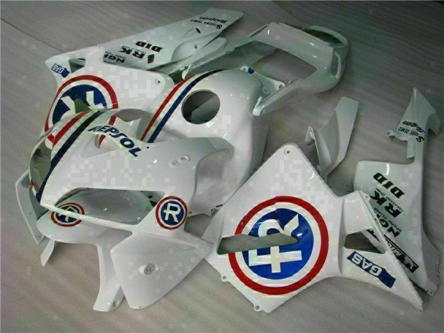 05-06 White CBR600RR Motorcycle Fairing Kits & Plastic 05-06 White CBR600RR Motorcycle Fairing Kits & Plastic