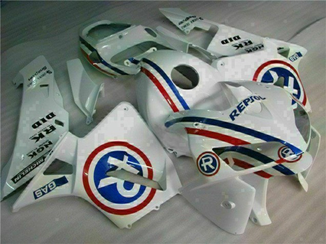 05-06 White CBR600RR Motorcycle Fairing Kits & Plastic 05-06 White CBR600RR Motorcycle Fairing Kits & Plastic