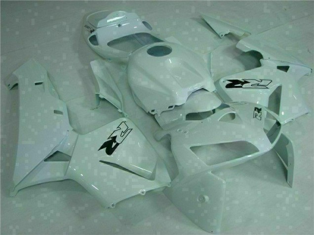 05-06 White CBR600RR Motorcycle Fairing 05-06 White CBR600RR Motorcycle Fairing
