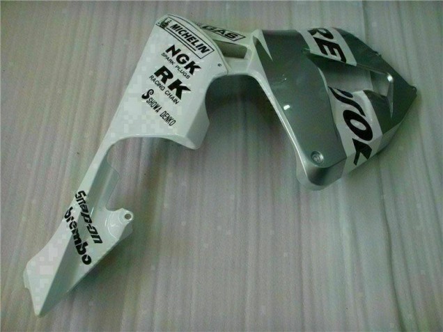 05-06 White Repsol CBR600RR Motorcycle Fairing 05-06 White Repsol CBR600RR Motorcycle Fairing
