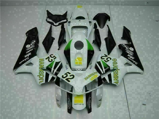 05-06 White Yellow Green 52 CBR600RR Motorcycle Fairings 05-06 White Yellow Green 52 CBR600RR Motorcycle Fairings