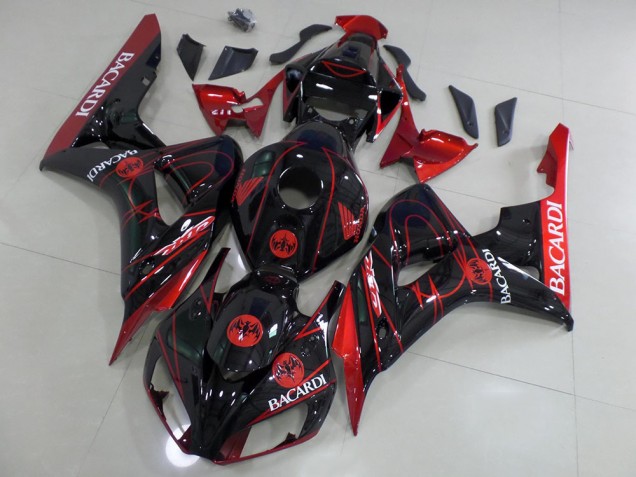 06-07 Black Bacardi CBR1000RR Motorcycle Fairings 06-07 Black Bacardi CBR1000RR Motorcycle Fairings