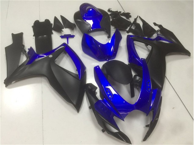 06-07 Black Blue GSXR 600/750 Motorcycle Fairing 06-07 Black Blue GSXR 600/750 Motorcycle Fairing
