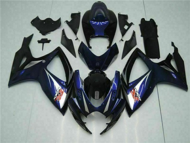 06-07 Black Blue GSXR 600/750 Motorcycle Fairings 06-07 Black Blue GSXR 600/750 Motorcycle Fairings