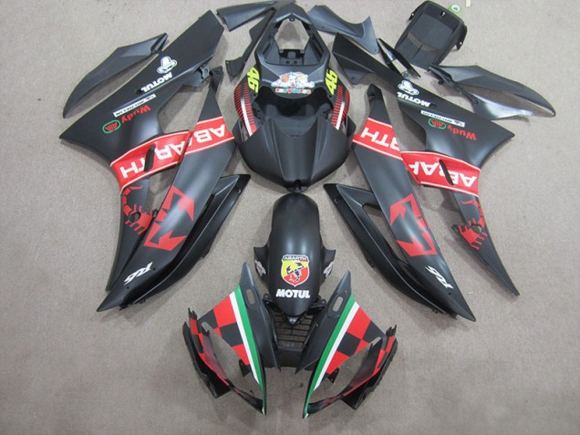 06-07 Black Motul 46 YZF R6 Motorcycle Fairings