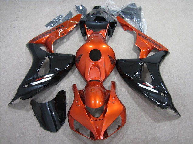 06-07 Black Orange CBR1000RR Motorcycle Fairings 06-07 Black Orange CBR1000RR Motorcycle Fairings