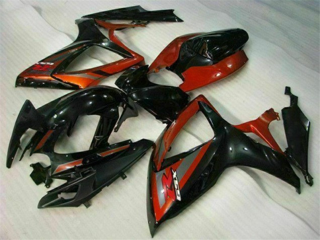 06-07 Black Red GSXR 600/750 Motorcycle Bodywork