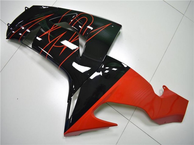 06-07 Black Red ZX10R Motorcycle Fairings 06-07 Black Red ZX10R Motorcycle Fairings