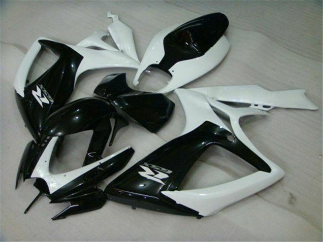 06-07 Black White GSXR 600/750 Motorcycle Fairings 06-07 Black White GSXR 600/750 Motorcycle Fairings