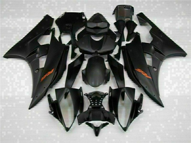 06-07 Black YZF R6 Aftermarket Motorcycle Fairing