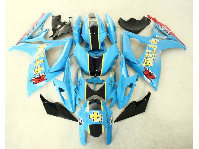 06-07 Blue Black GSXR 600/750 Motorcycle Bodywork 06-07 Blue Black GSXR 600/750 Motorcycle Bodywork