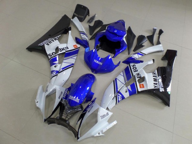 06-07 Blue Blue White ENEOS YZF R6 Motorcycle Fairings 06-07 Blue Blue White ENEOS YZF R6 Motorcycle Fairings