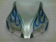 06-07 Blue Flame Silver CBR1000RR Motorcycle Fairings 06-07 Blue Flame Silver CBR1000RR Motorcycle Fairings