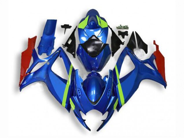 06-07 Blue GSXR 600/750 Motorcycle Fairing Kits 06-07 Blue GSXR 600/750 Motorcycle Fairing Kits