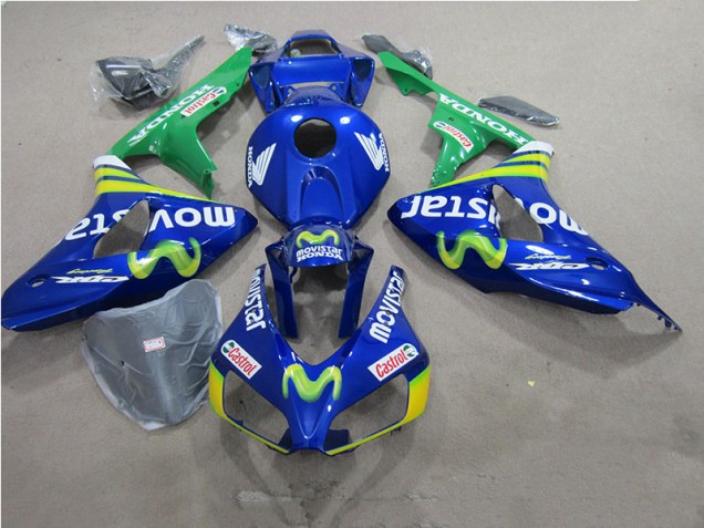 06-07 Blue Movistar Castrol CBR1000RR Motorcycle Fairings