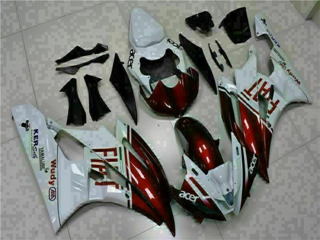 06-07 Brown White YZF R6 Motorcycle Fairings 06-07 Brown White YZF R6 Motorcycle Fairings