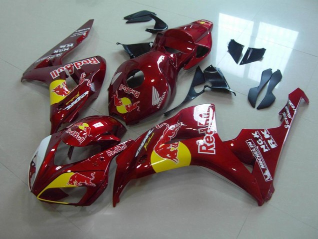 06-07 Candy Red Red Bull CBR1000RR Motorcycle Fairings 06-07 Candy Red Red Bull CBR1000RR Motorcycle Fairings