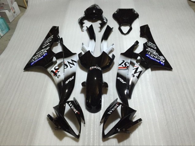 06-07 Glossy Black YZF R6 Motorcycle Fairings