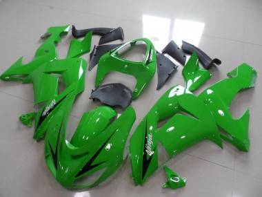 06-07 Green Black Arrow ZX10R Motorcycle Fairings