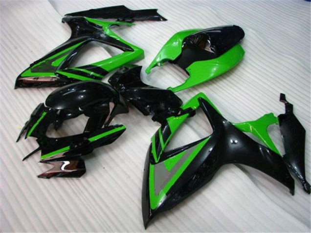 06-07 Green Black GSXR 600/750 Motorcycle Fairings 06-07 Green Black GSXR 600/750 Motorcycle Fairings
