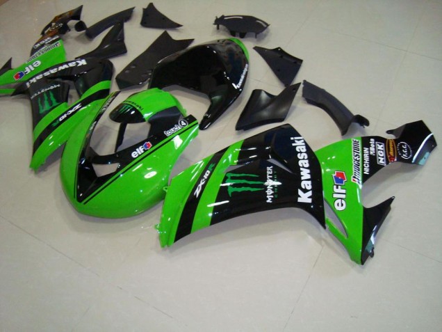 06-07 Green Monster Race ZX10R Motorcycle Fairings