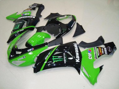 06-07 Green Monster ZX10R Motorcycle Fairing