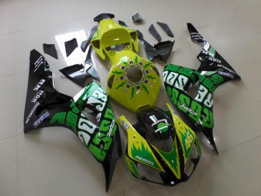 06-07 Green Yellow Rossi CBR1000RR Motorcycle Fairings